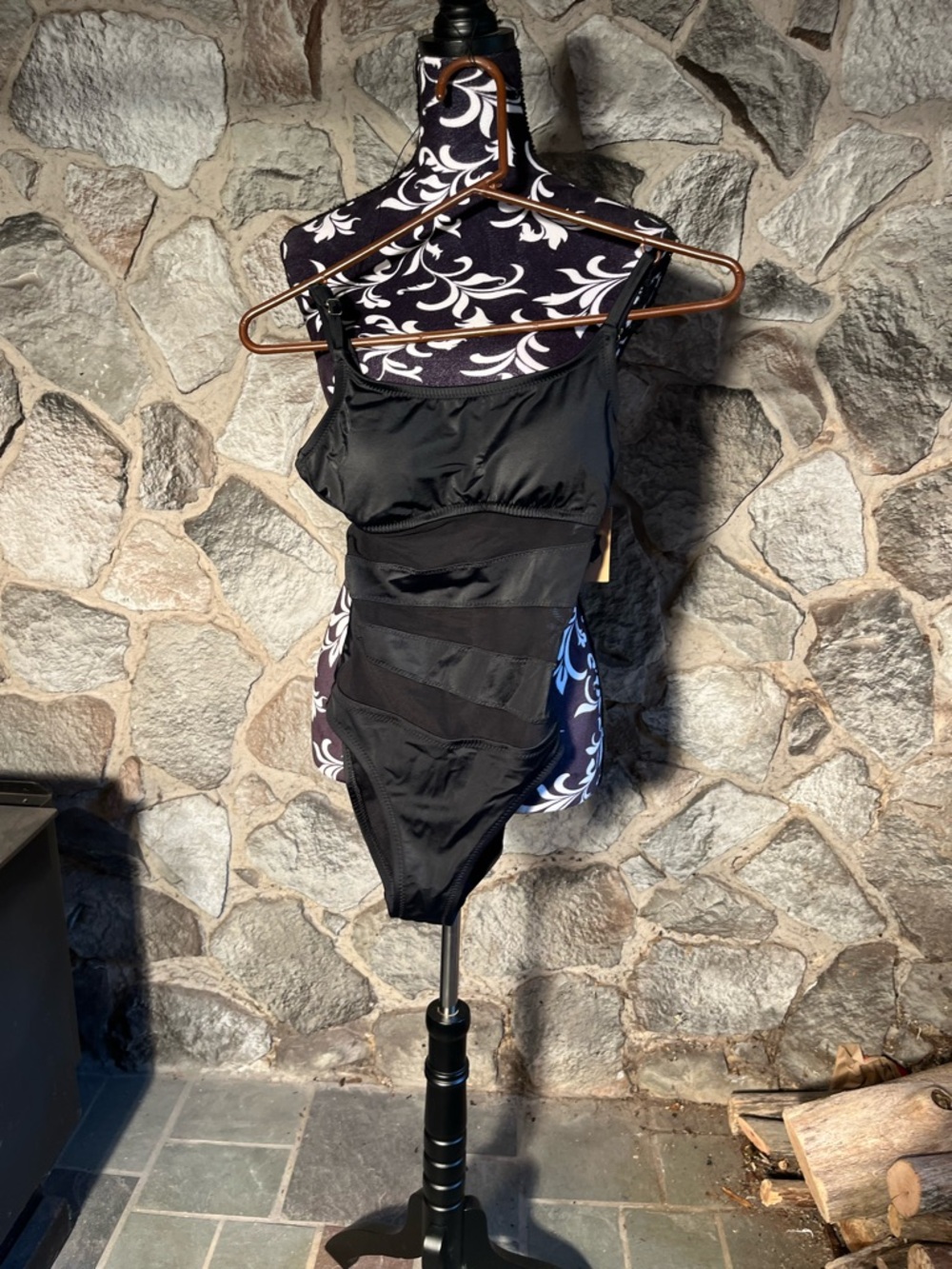 NWT Shade & Shore Black One Piece XS